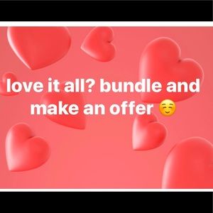 bundle and save 10% on 3+ items! 😋